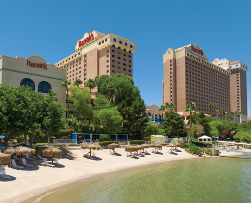 Harrah’s Laughlin Beach Resort & Casino - Exterior of Property from Beach