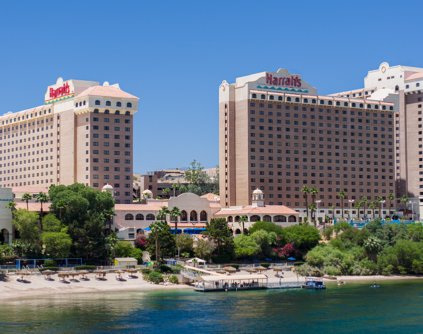 Harrah’s Laughlin Beach Resort & Casino - Exterior of Property from the Beach