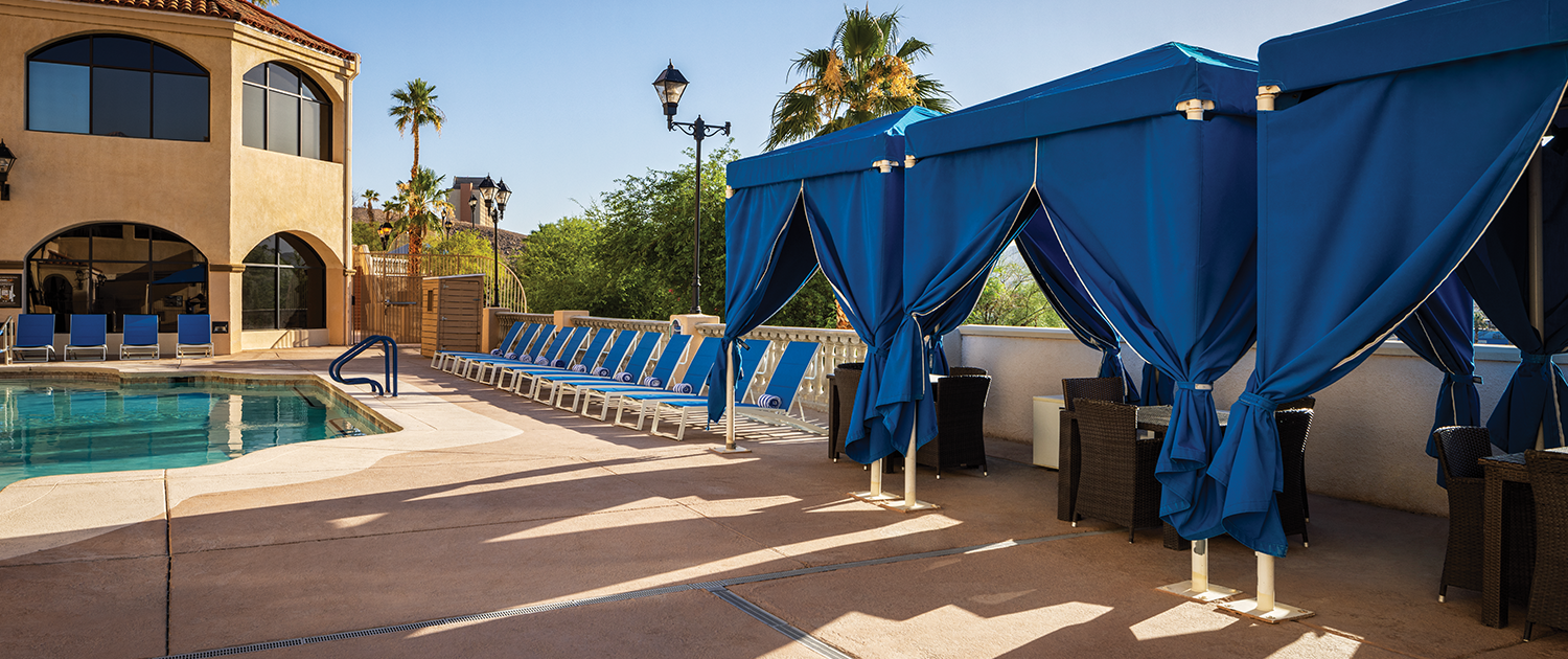 Harrah’s Laughlin Beach Resort & Casino - Pool Side Cabanas