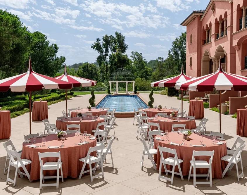 Fairmont Grand Del Mar - Reflection Courtyard Poolside Banquet Fairmont Grand Del Mar - Reflection Courtyard Poolside Banquet