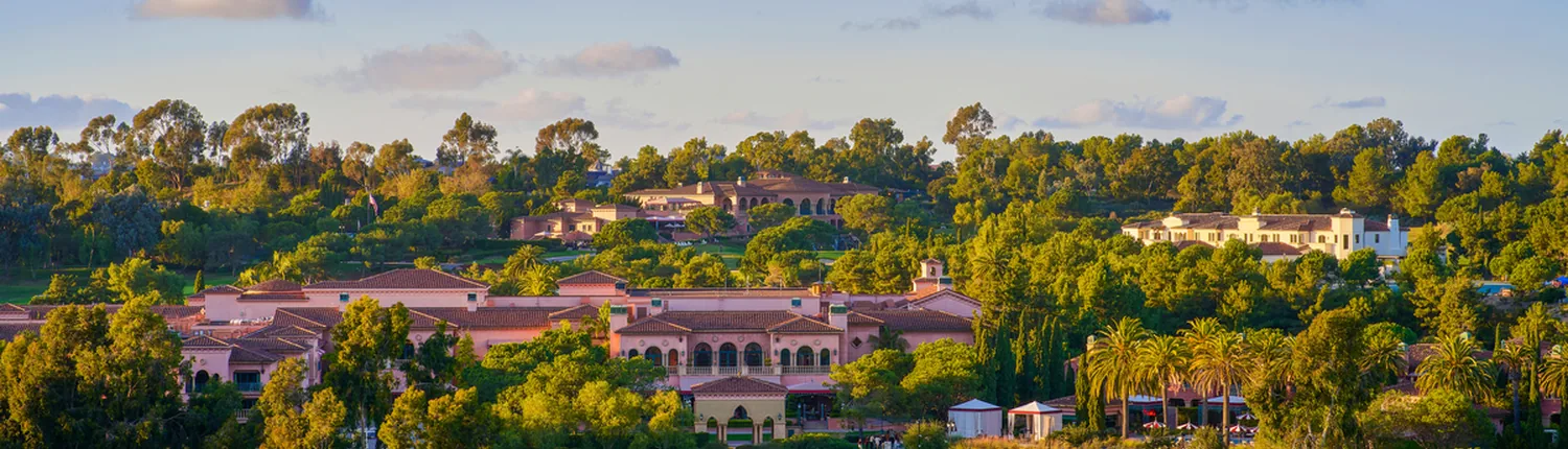 Fairmont Grand Del Mar - Resort Exterior at Sunset Header Fairmont Grand Del Mar - Resort Exterior at Sunset Header