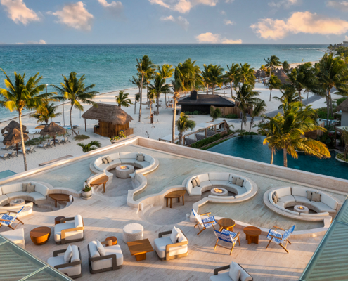 Fairmont Mayakoba - Aerial View of Cielo Rooftop