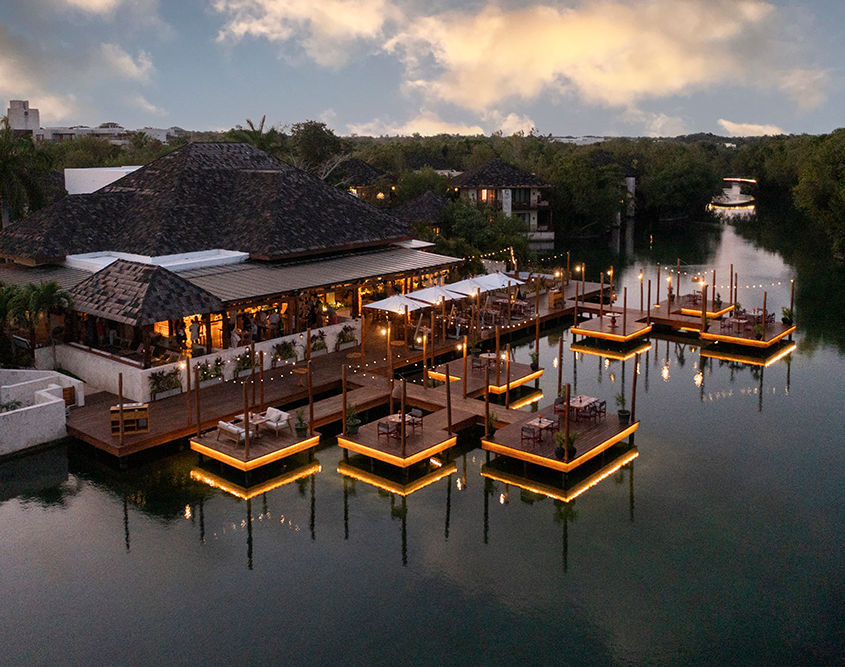 Fairmont Mayakoba - Aerial View of La Laguna