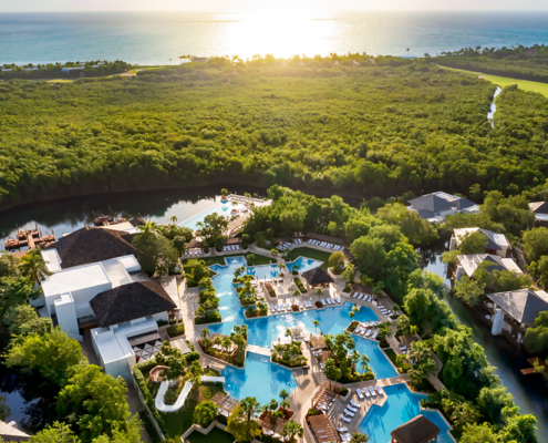 Fairmont Mayakoba - Aerial View of the Property