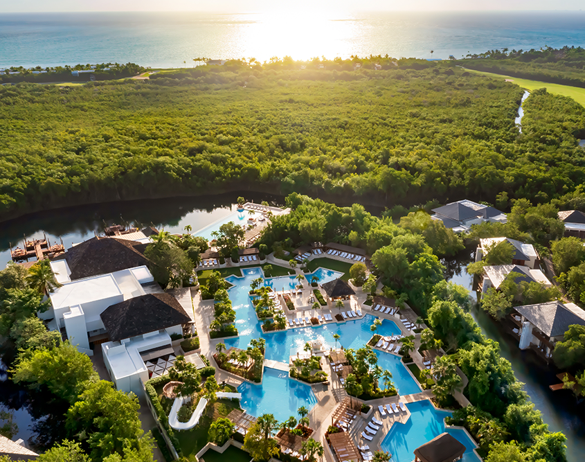 Fairmont Mayakoba - Aerial View of the Property