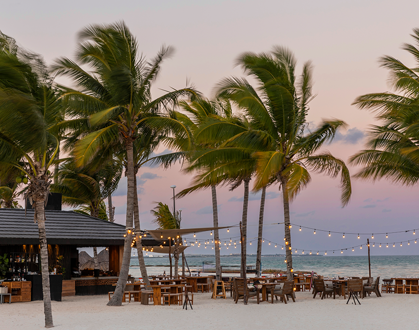 Fairmont Mayakoba - Fuego Restaurant on the Beach