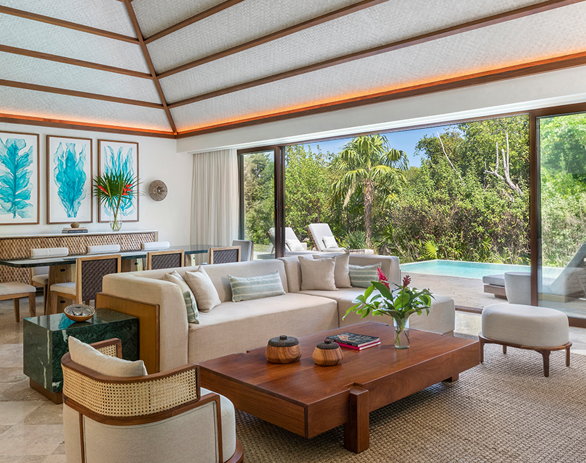 Fairmont Mayakoba - Tortuga Suite Living Room