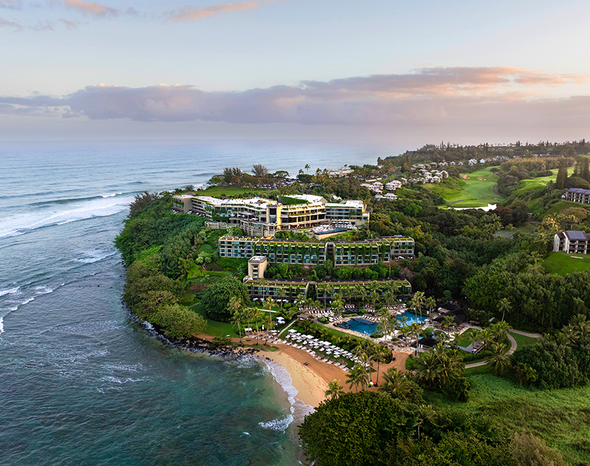 1 Hotel Hanalei Bay - Aerial View of the Property