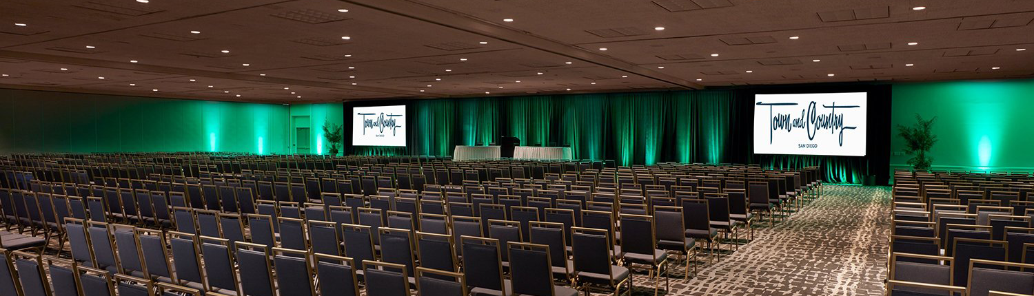 Large conference room at the Town and Country Resort in San Diego