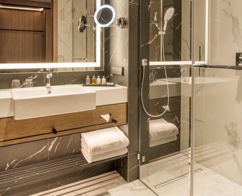 Radisson Collection Hotel Warsaw Bathroom Sink & Shower