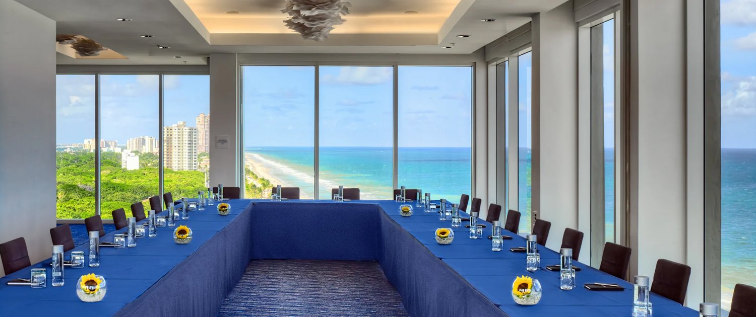 Sonesta Fort Lauderdale Meeting space with view of ocean