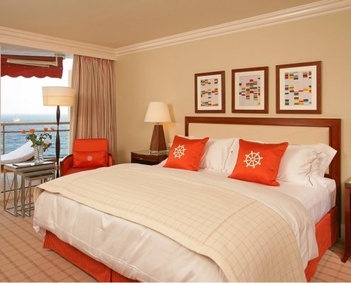 Fairmont Monte Carlo Suite with view of the sea