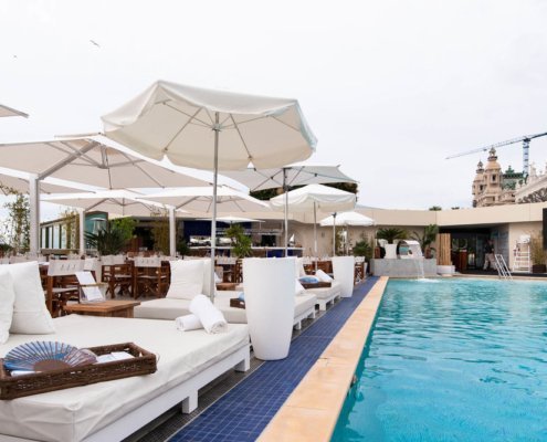 Fairmont Monte Carlo Poolside deck