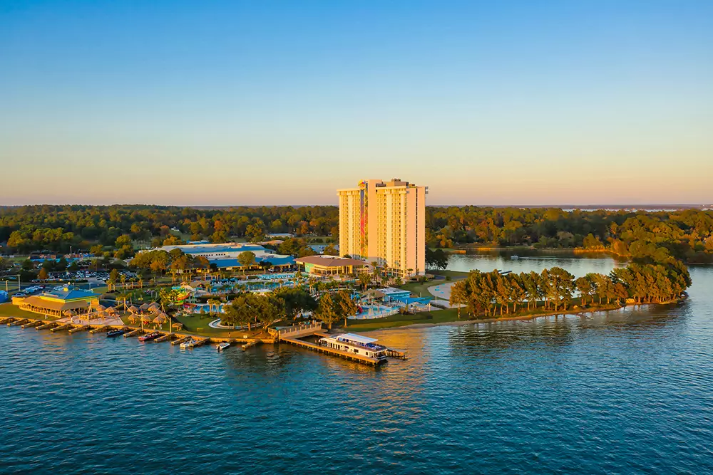 Margaritaville Lake Resort Lake Conroe - Aerial View