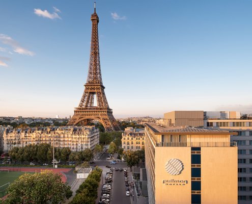 Pullman Paris Tour Eiffel outside hotel perspective