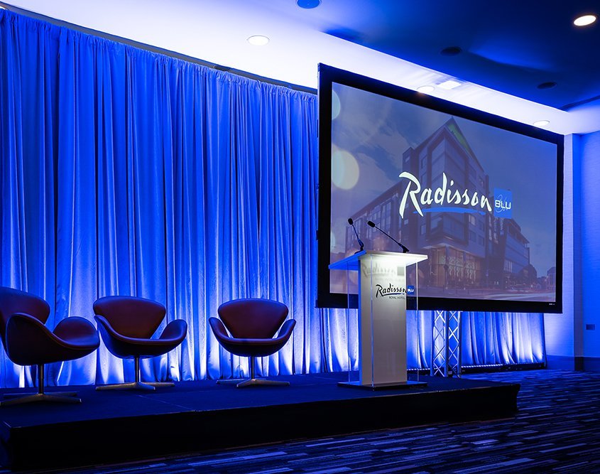 Radisson Blu Royal Hotel Dublin Event Set Up