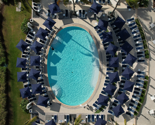 Beach Club at The Boca Raton - Aerial View of Pool