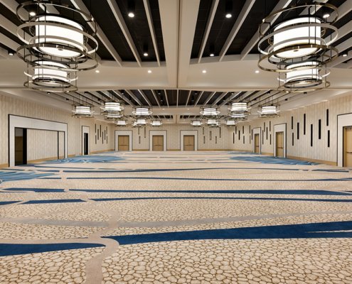 Wyndham Hotels and Resorts Clearwater Beach Coronado Blvd. Empty Ballroom