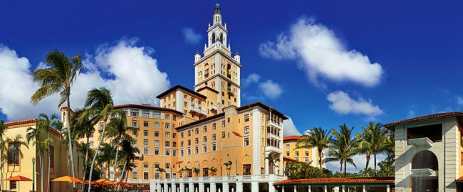 Biltmore Coral Gables Miami Meeting Space - shot of the building from outside