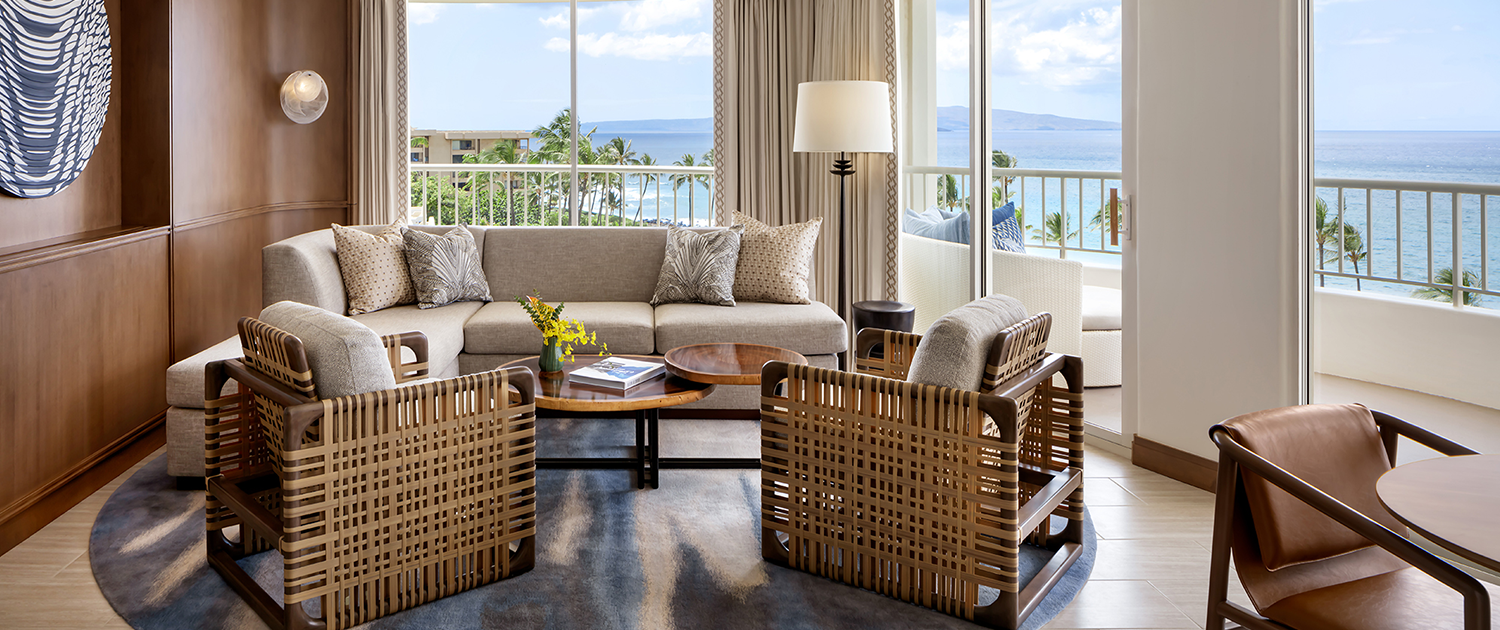 Fairmont Kea Lani, Maui - Kilohana Living Room with View