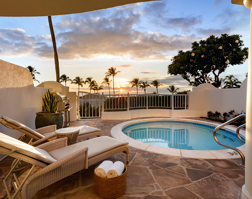 Fairmont Kea Lani, Maui - Villa Lanai with Pool & View