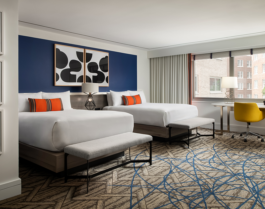 Royal Sonesta Washington DC Dupont Circle - Guestroom Double Queen Room