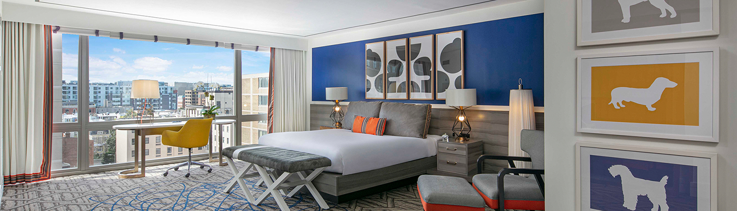Royal Sonesta Washington DC Dupont Circle - King Bedroom