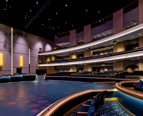 Fontainebleau Las Vegas - Bleau Live Theater Empty