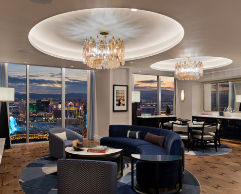 Fontainebleau Las Vegas - Imperial Suite Living Room