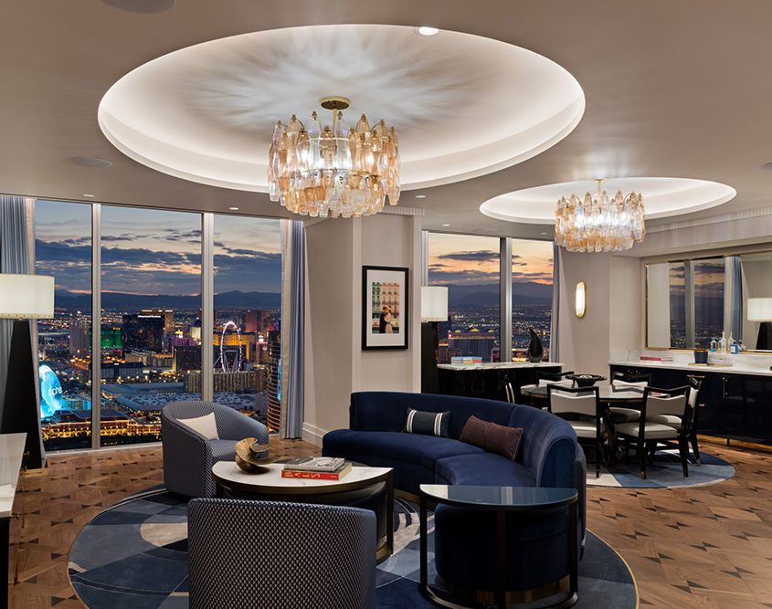 Fontainebleau Las Vegas - Imperial Suite Living Room