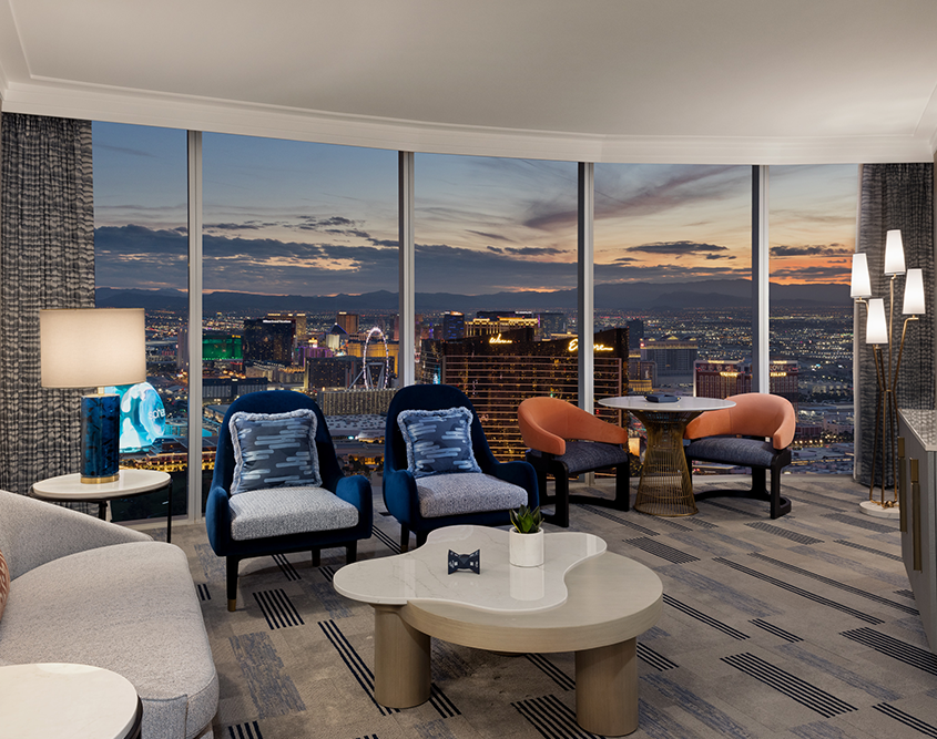 Fontainebleau Las Vegas - Noble Suite Living Room
