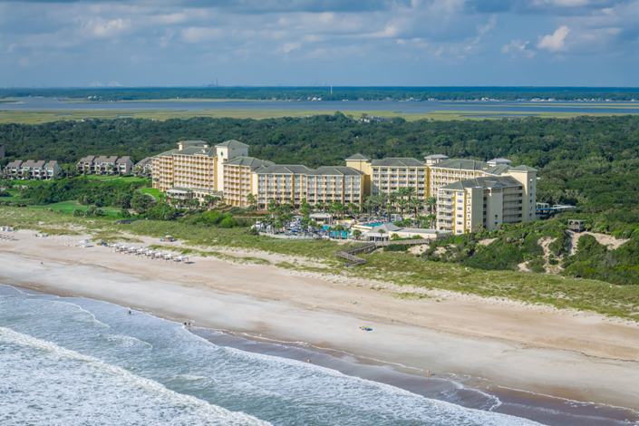 Omni Amelia Island Resort & Spa – Aerial View of Property from Ocean Omni Amelia Island Resort & Spa - Aerial View of Property from Ocean