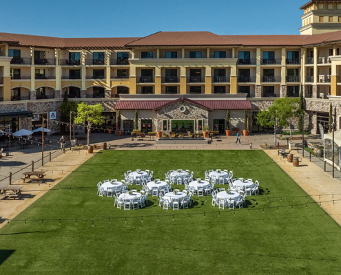 The Meritage Resort and Spa - Lawn Aerial View