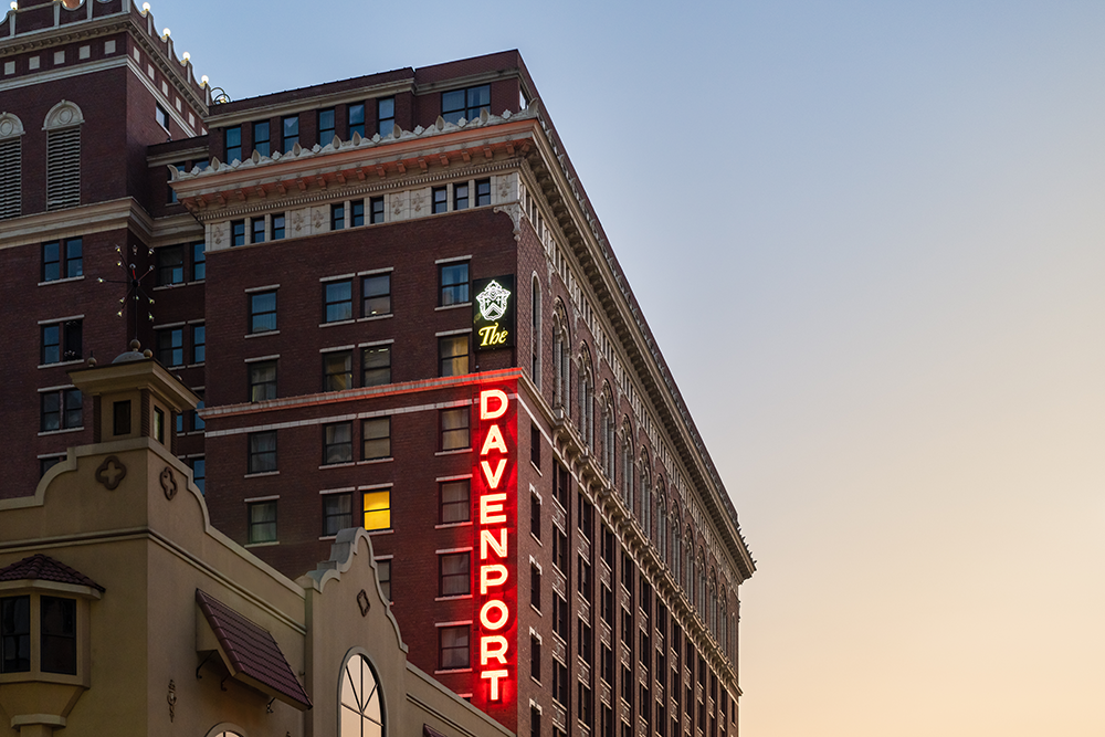 The Davenport Collection. Exterior shot of the building