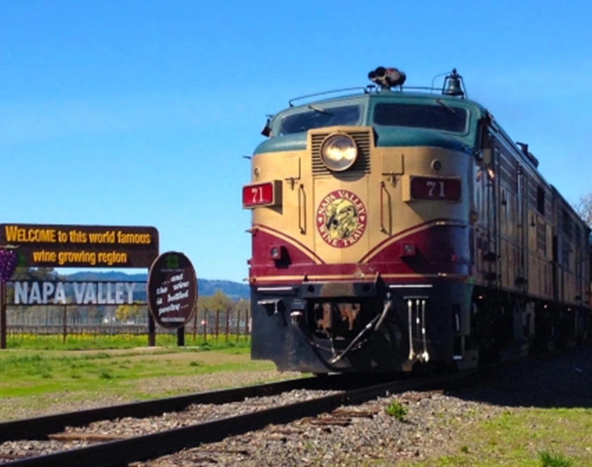 Napa Valley Wine Train - Napa Valley Sign