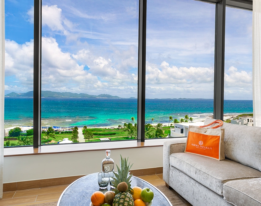 Aurora Anguilla Resort & Golf Club - Living Room