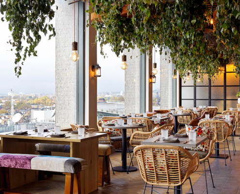 Treehouse Hotel London - Outdoor Dining