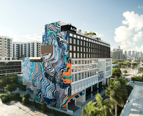 Arlo Wynwood - Exterior Side View of Mural