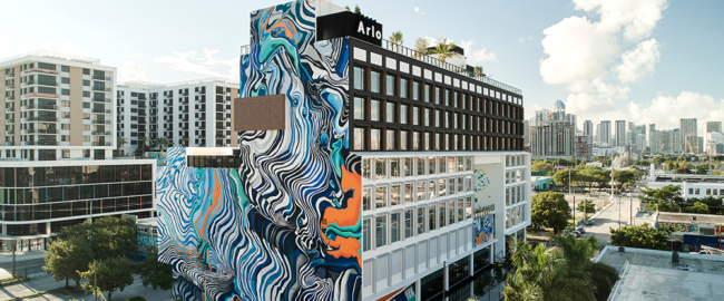 Arlo Wynwood - Exterior Side View of Mural
