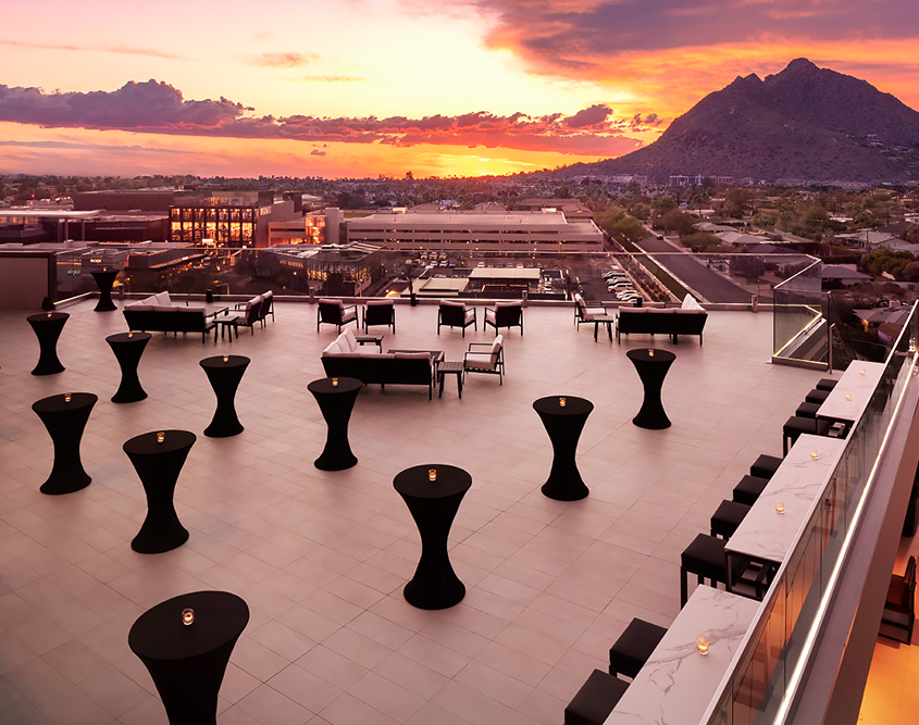 Caesars Republic Scottsdale - Camelback Veranda with Mountain View