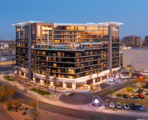 Caesars Republic Scottsdale - Exterior at Dusk