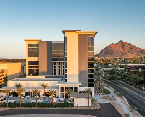 Caesars Republic Scottsdale - Exterior at Sunrise