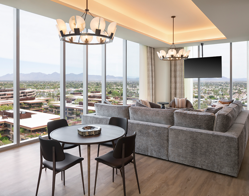 Caesars Republic Scottsdale - Pinnacle Suite Living Room