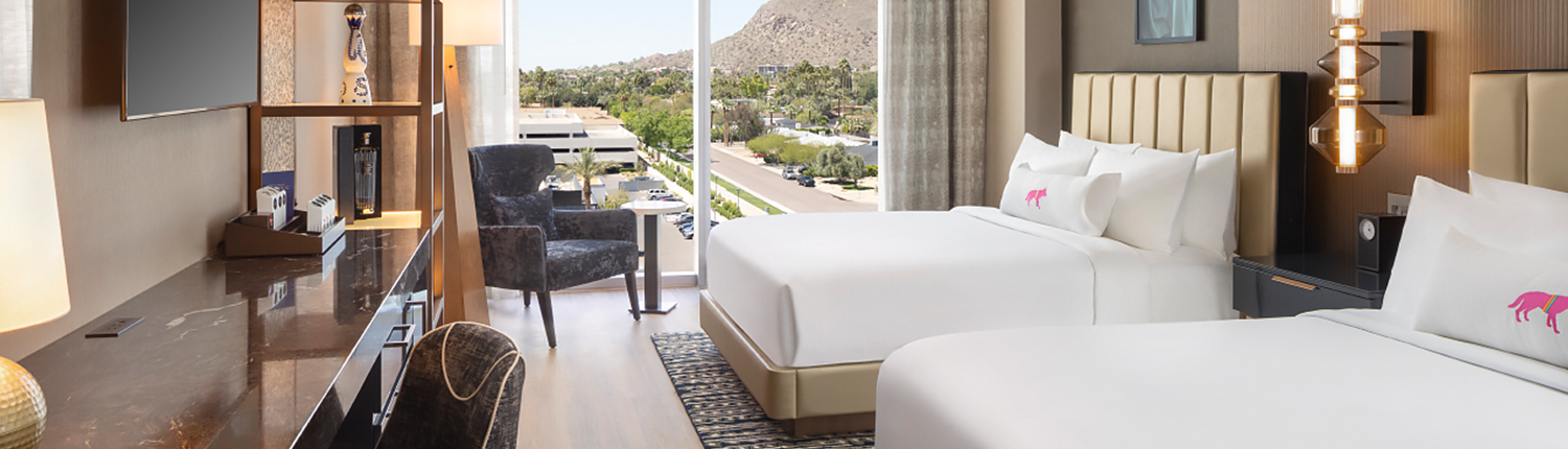 Caesars Republic Scottsdale - Two Queen Room with Mountain View