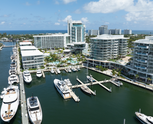 Pier Sixty-Six - Aerial View of Exterior & Boat Slip