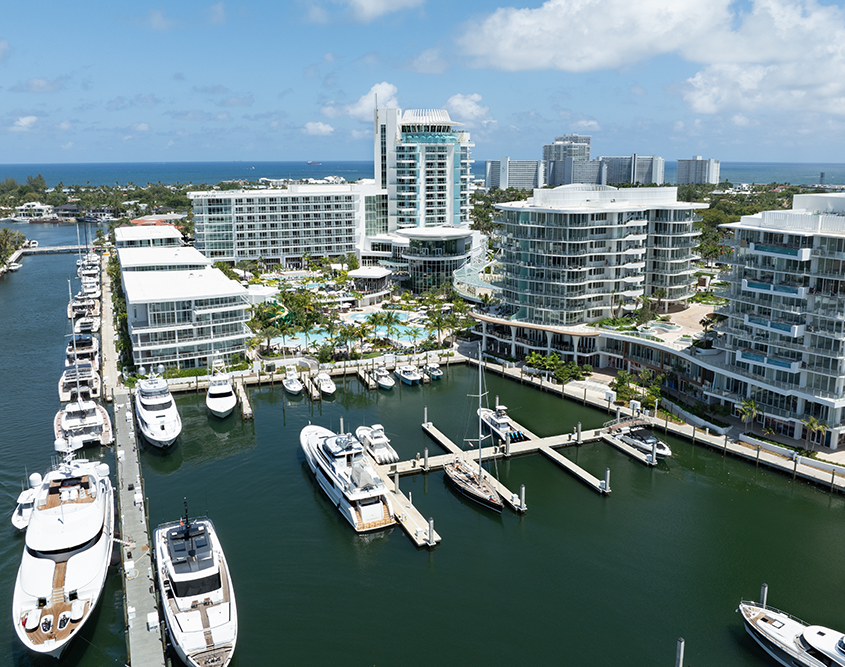 Pier Sixty-Six - Aerial View of Exterior & Boat Slip