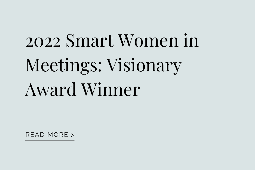 Julie Stovroff Chosen as 2022 Smart Women in Meetings: Visionary