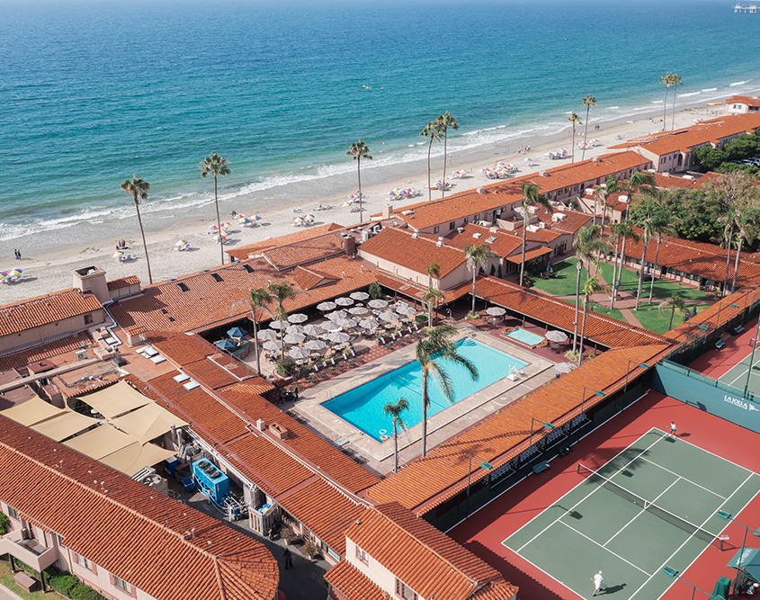La Jolla Beach & Tennis Club - Aerial View of Property