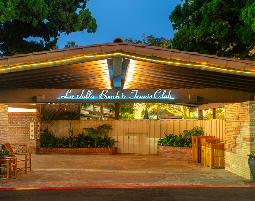 La Jolla Beach & Tennis Club - Entrance