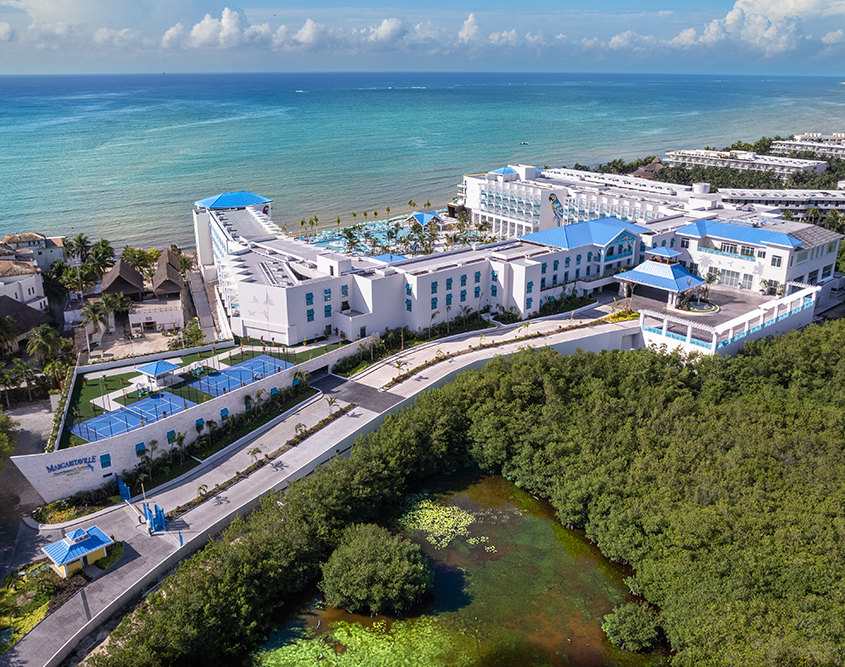 Margaritaville Beach Resort Riviera Maya - Aerial View of Resort